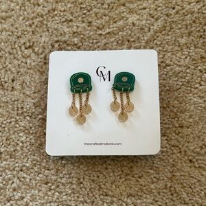 Green and Gold St. Patty’s Earrings